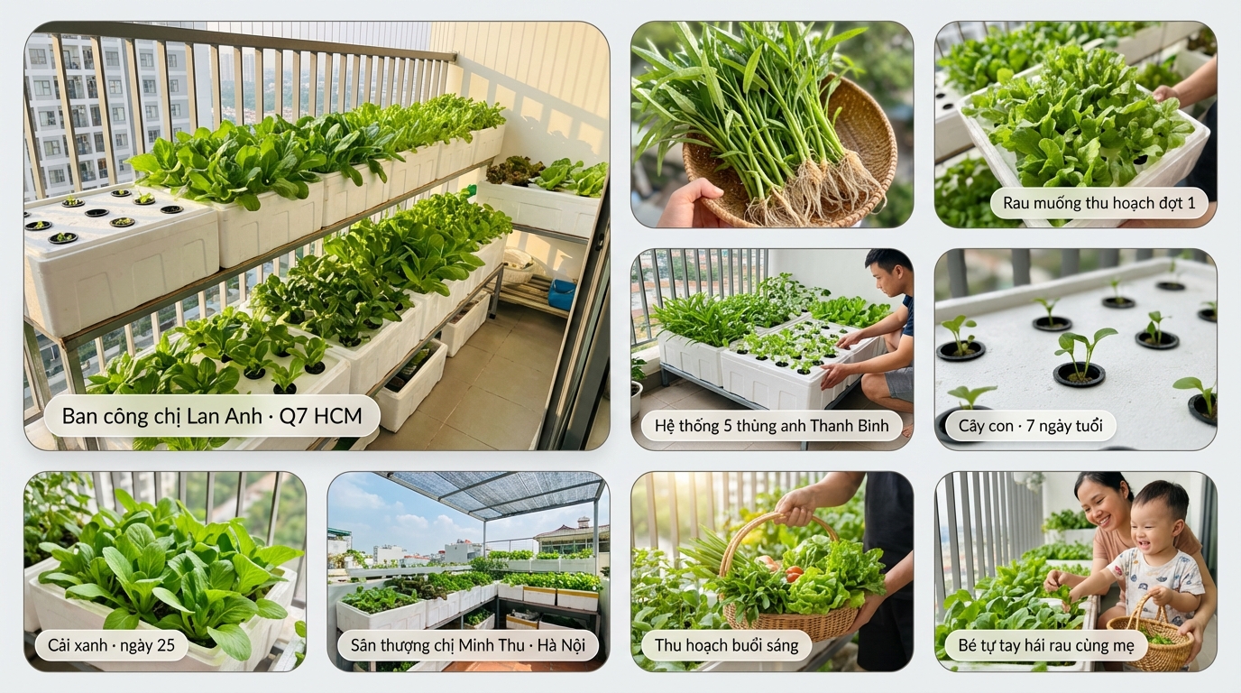 Góc vườn học viên